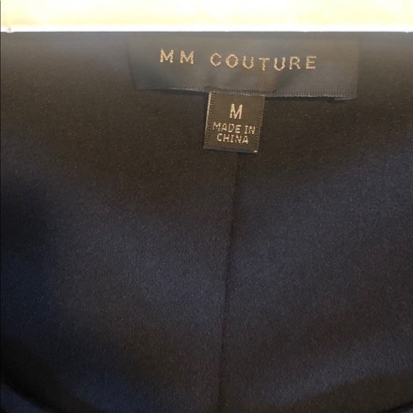 MM Couture Asymmetrical Cross Front Top - Picture 2 of 4